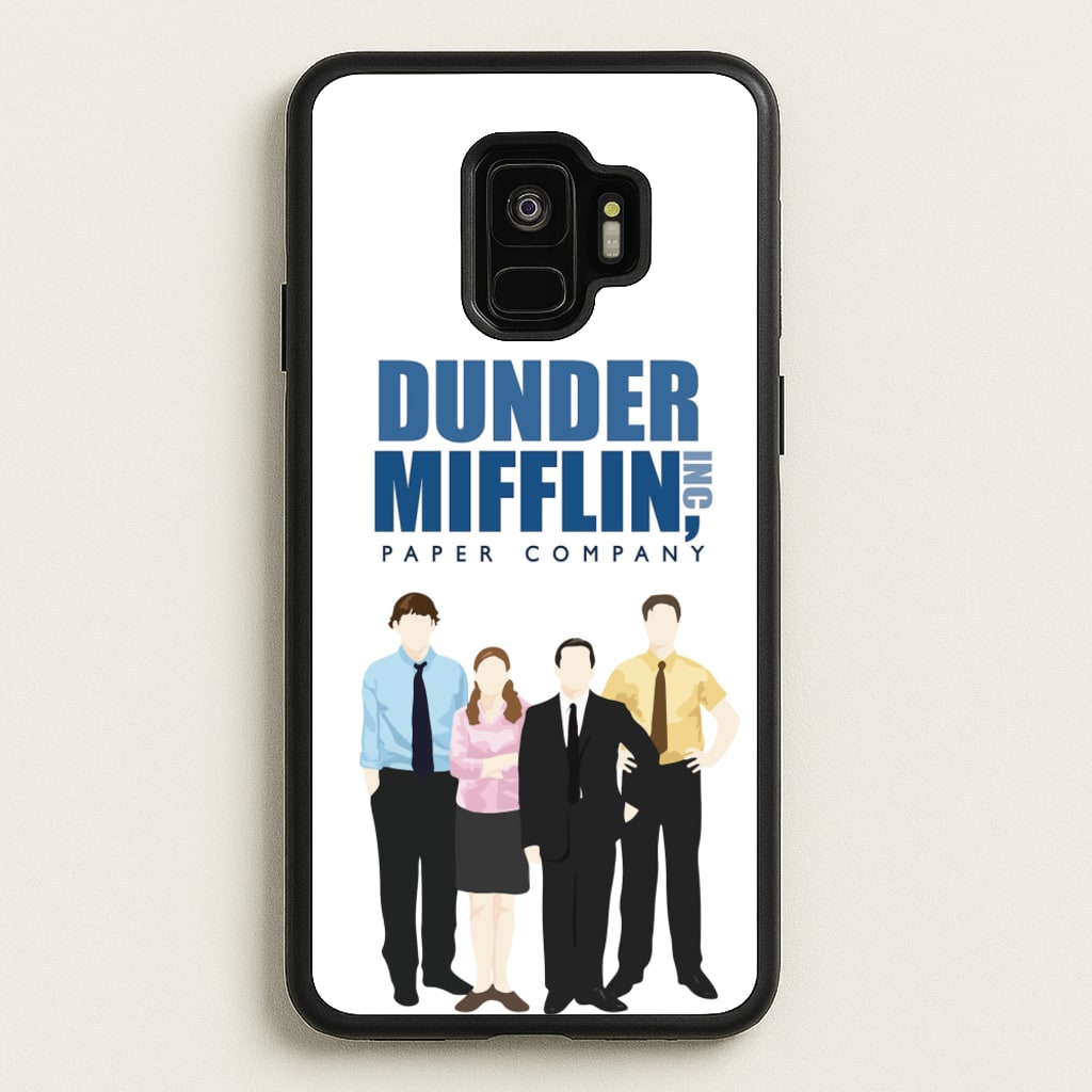 Office Cartoon - Dunder Mifflin - The Office Phone Case for Galaxy S9