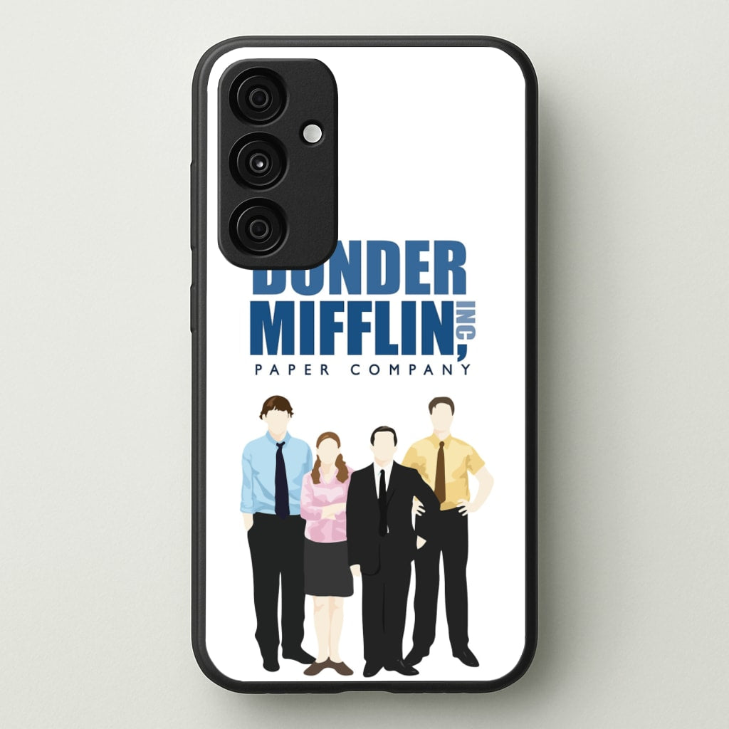 Office Cartoon - Dunder Mifflin - The Office Phone Case for Galaxy A35