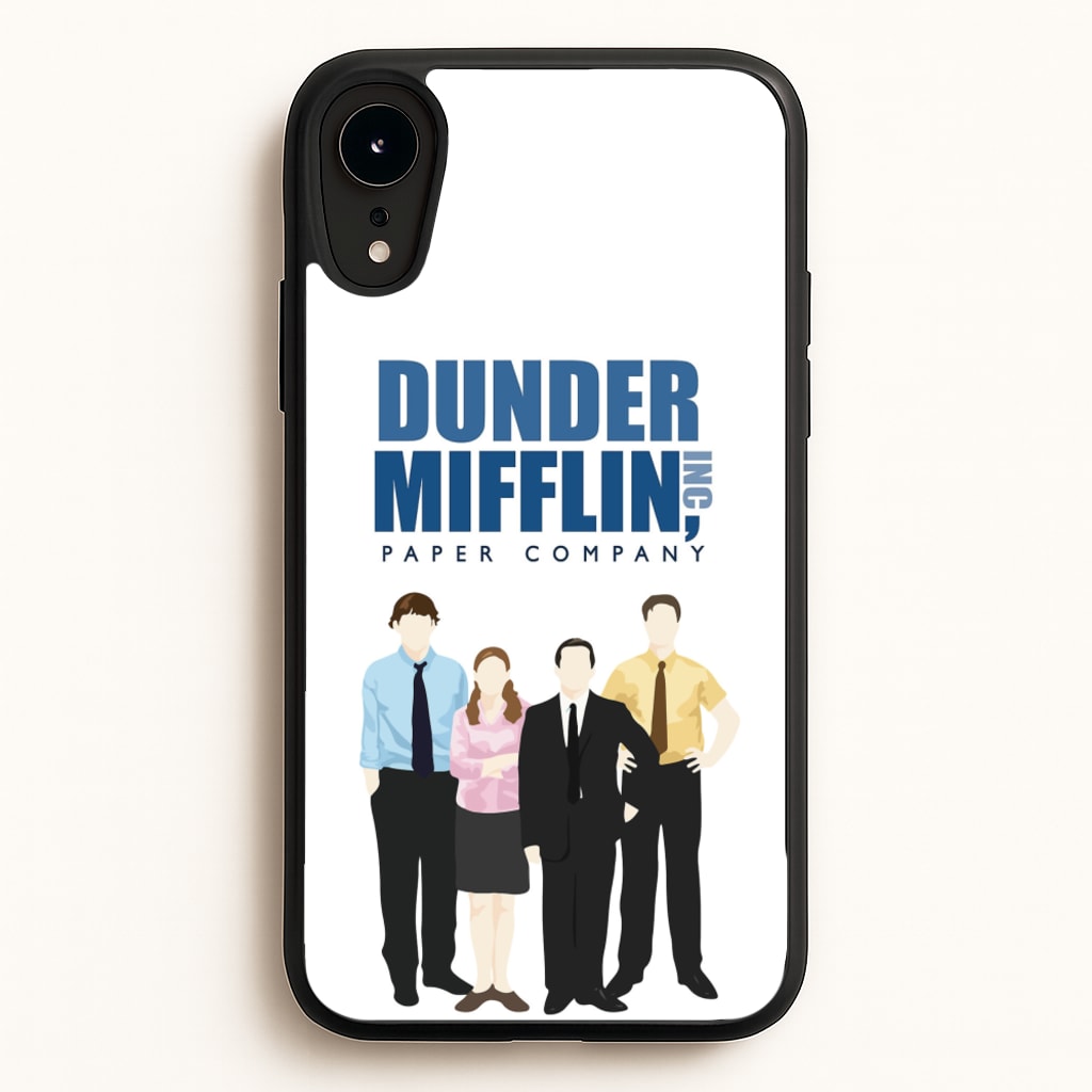 Office Cartoon - Dunder Mifflin - The Office Phone Case for iPhone XR