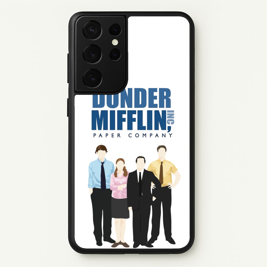 Office Cartoon - Dunder Mifflin - The Office Phone Case for Galaxy S21 Ultra