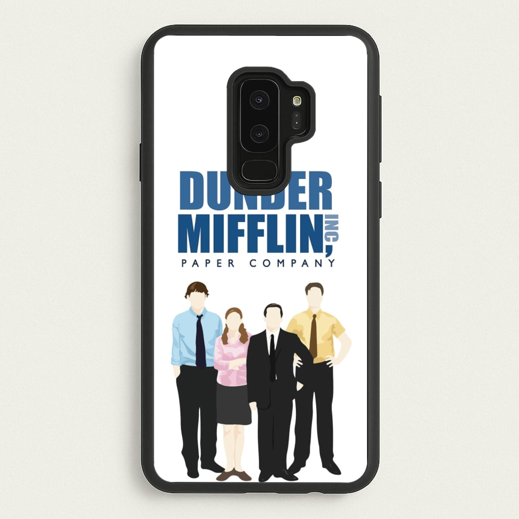 Office Cartoon - Dunder Mifflin - The Office Phone Case for Galaxy S9 Plus
