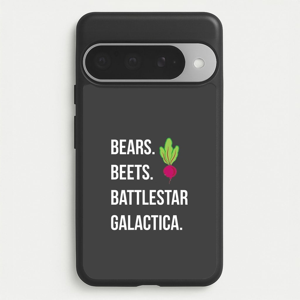 Bears. Beets. Battlestar Galactica Illustration Phone Case for Google Pixel 10 Pro XL