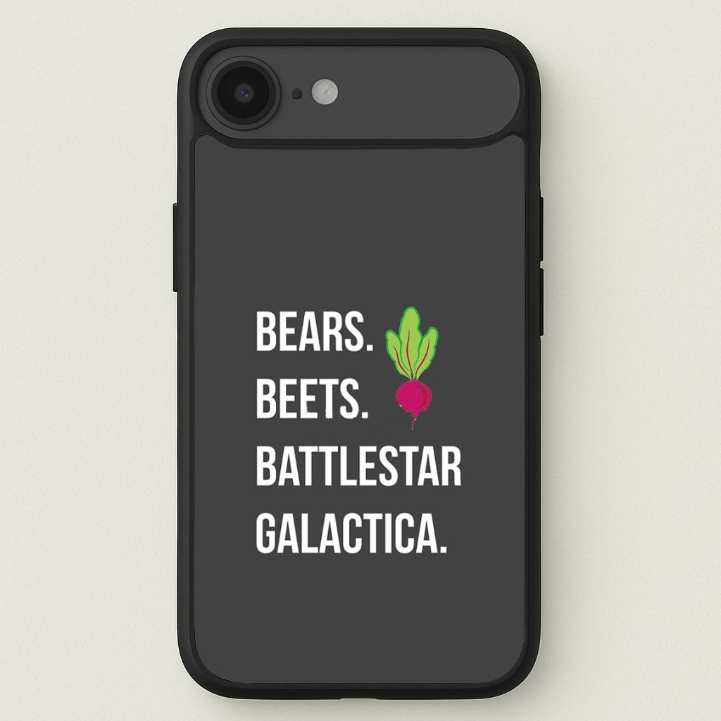 Bears. Beets. Battlestar Galactica Illustration Phone Case for iPhone 17 Air