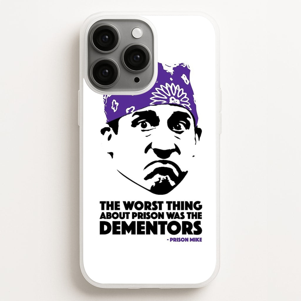 Prison Mike vs The Dementors - The Office Phone Case for iPhone 16 Pro Max