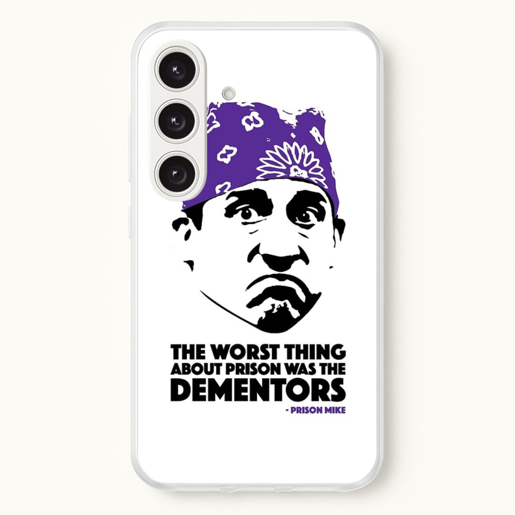 Prison Mike vs The Dementors - The Office Phone Case for Galaxy S24 Plus