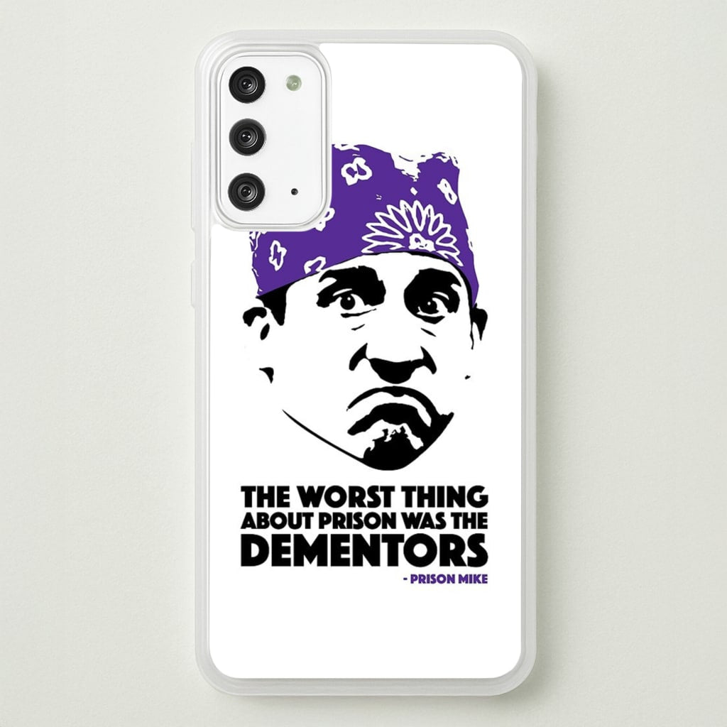 Prison Mike vs The Dementors - The Office Phone Case for Galaxy Note 20
