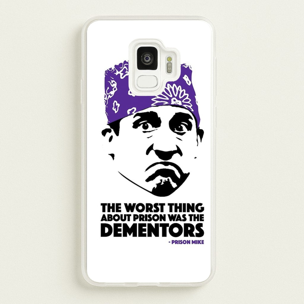 Prison Mike vs The Dementors - The Office Phone Case for Galaxy S9