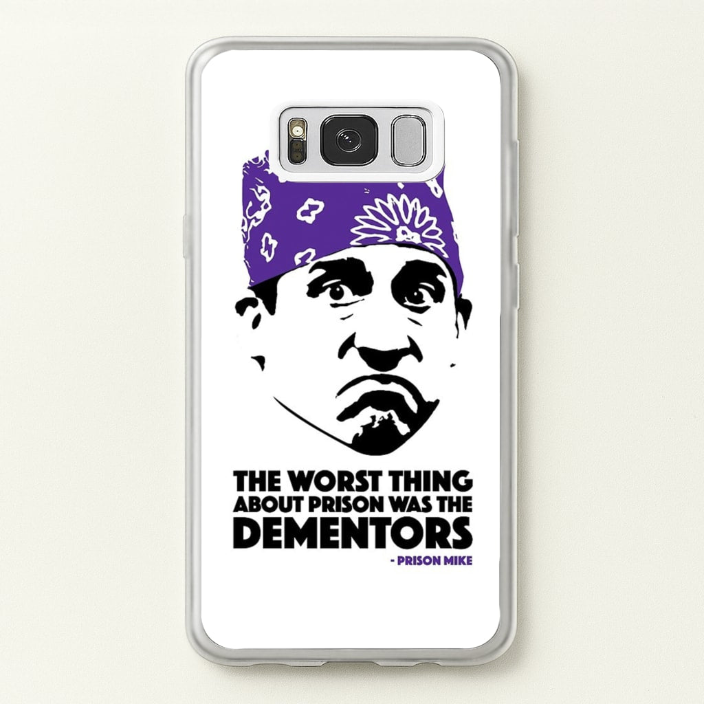 Prison Mike vs The Dementors - The Office Phone Case for Galaxy S8 Plus