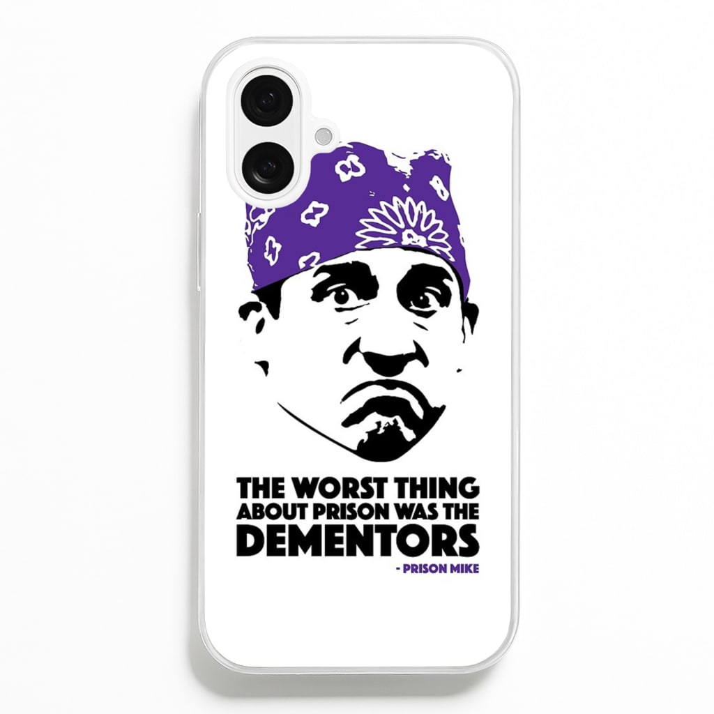 Prison Mike vs The Dementors - The Office Phone Case for iPhone 16 Plus