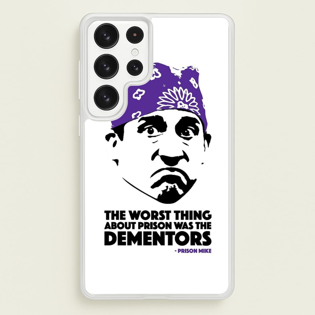 Prison Mike vs The Dementors - The Office Phone Case for Galaxy S22 Ultra