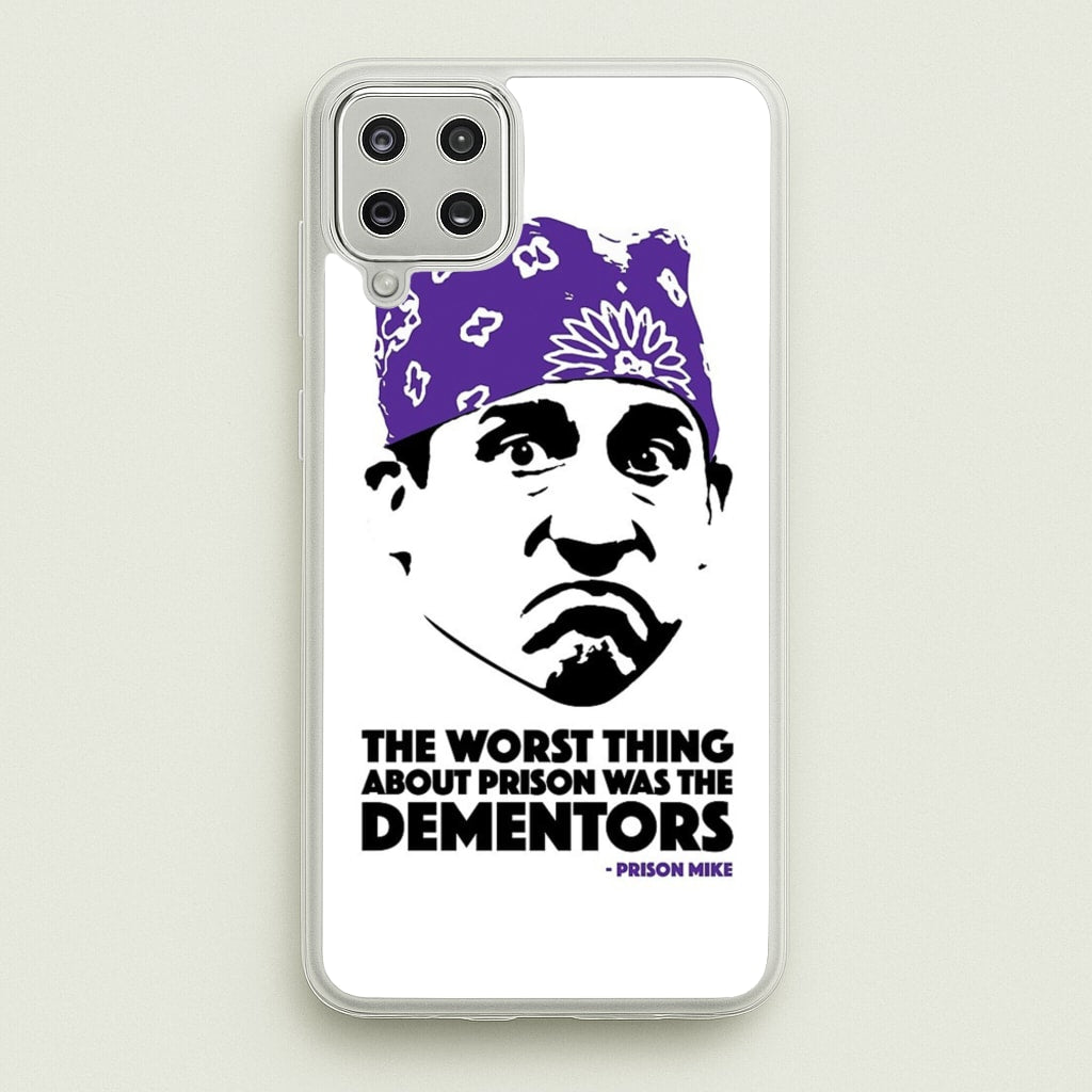 Prison Mike vs The Dementors - The Office Phone Case for Galaxy A12