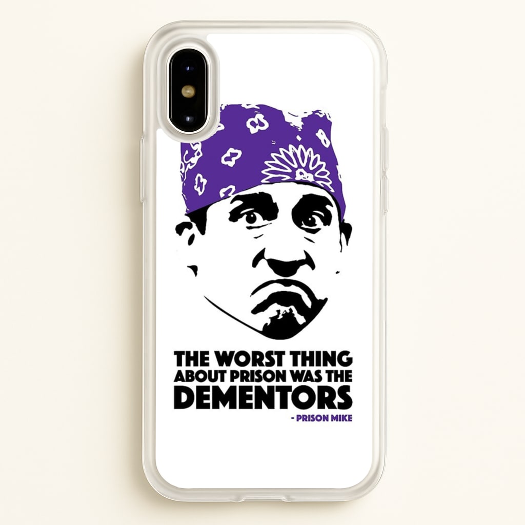 Prison Mike vs The Dementors - The Office Phone Case for iPhone X / XS