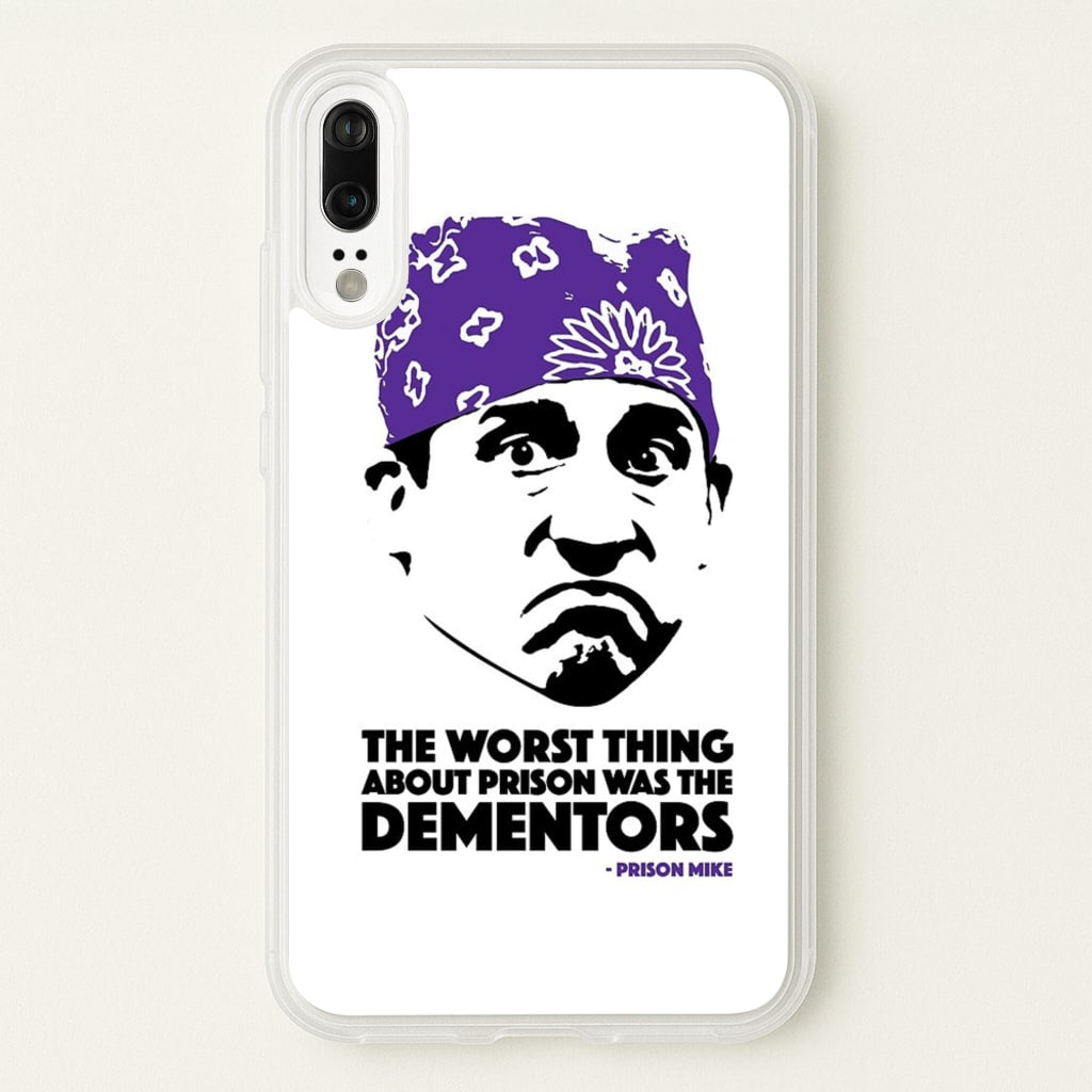 Prison Mike vs The Dementors - The Office Phone Case for Huawei P20