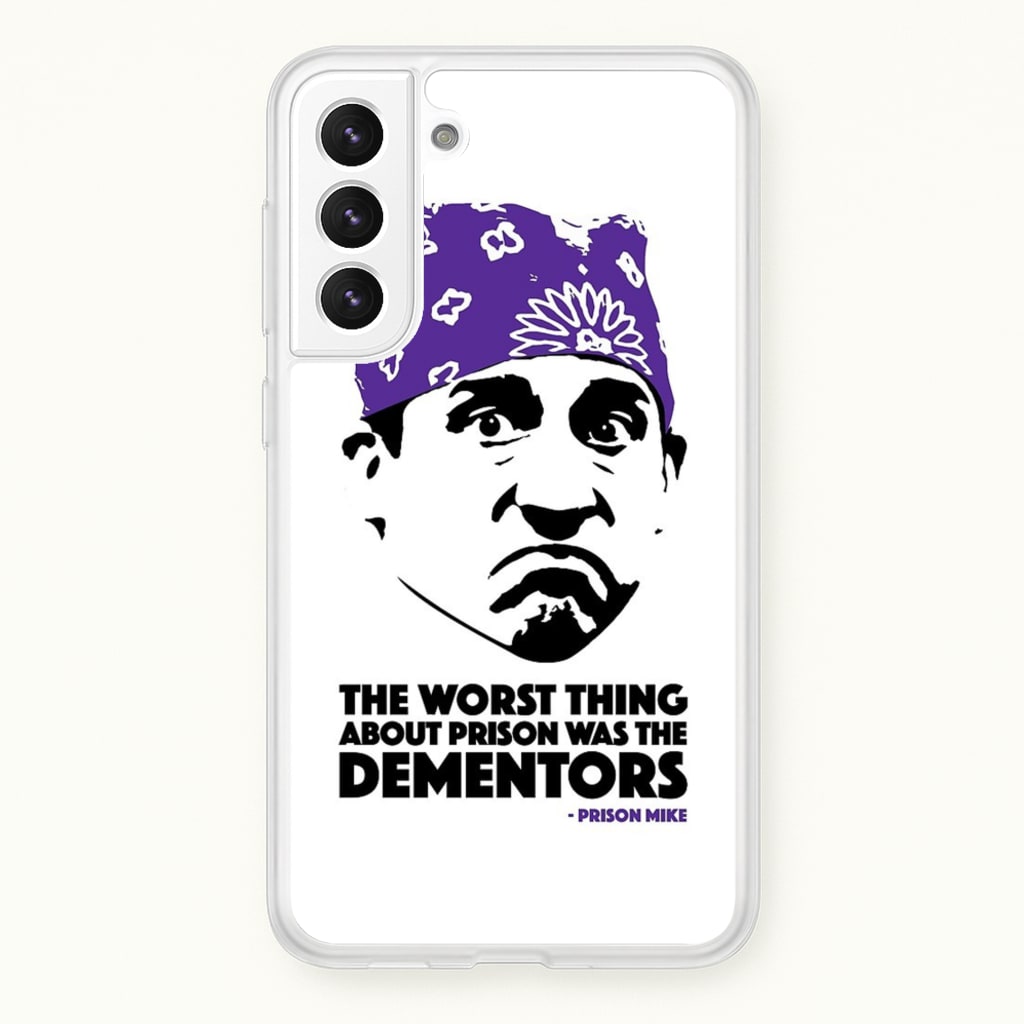 Prison Mike vs The Dementors - The Office Phone Case for Galaxy S21 Plus