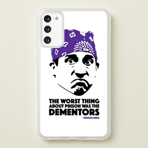 Prison Mike vs The Dementors - The Office Phone Case for Galaxy S20