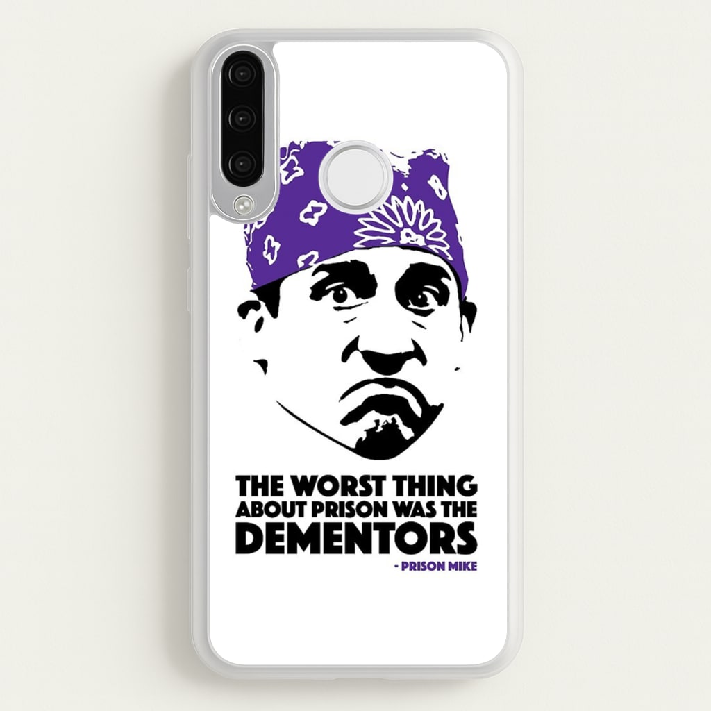 Prison Mike vs The Dementors - The Office Phone Case for Huawei P30 Lite