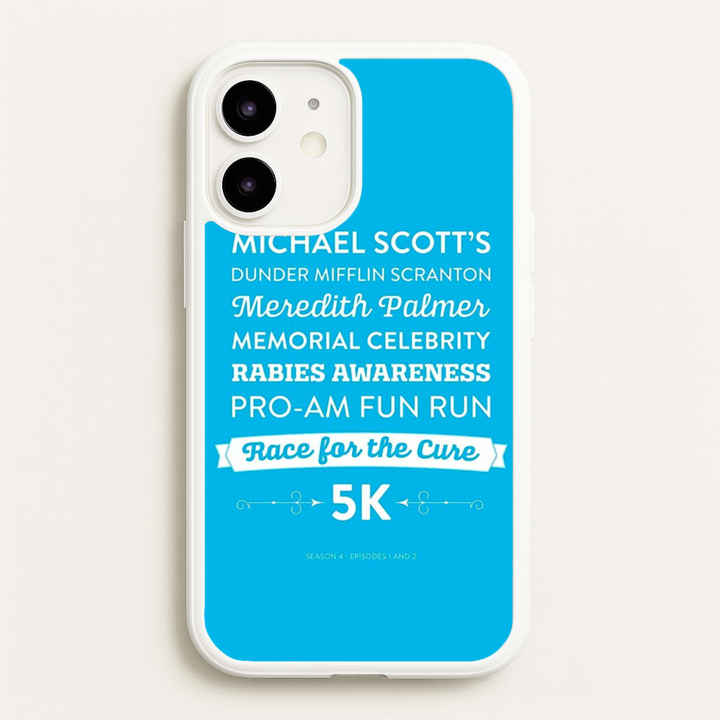 Rabies Awareness Fun Run - The Office Phone Case for iPhone 12 Mini