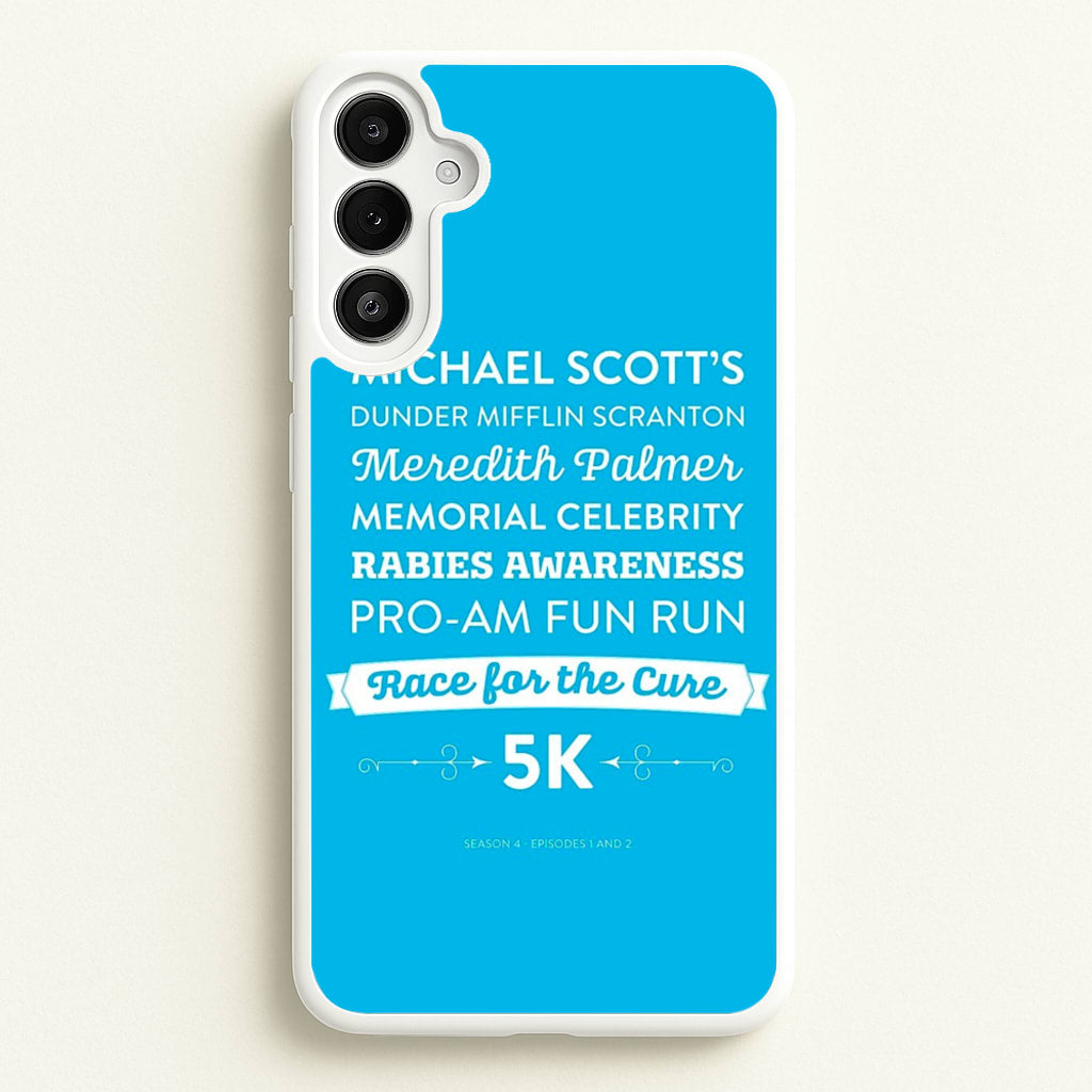 Rabies Awareness Fun Run - The Office Phone Case for Galaxy A34