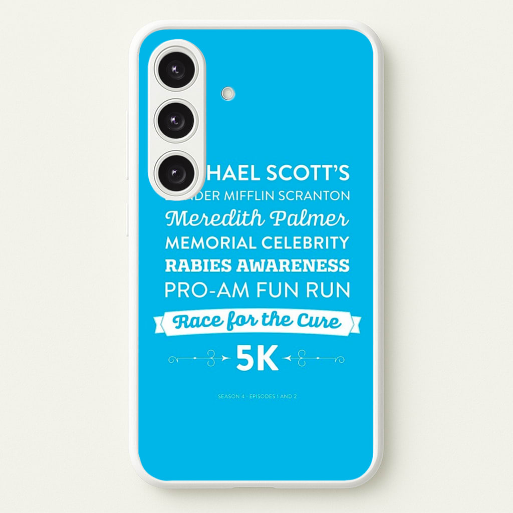 Rabies Awareness Fun Run - The Office Phone Case for Galaxy S24FE