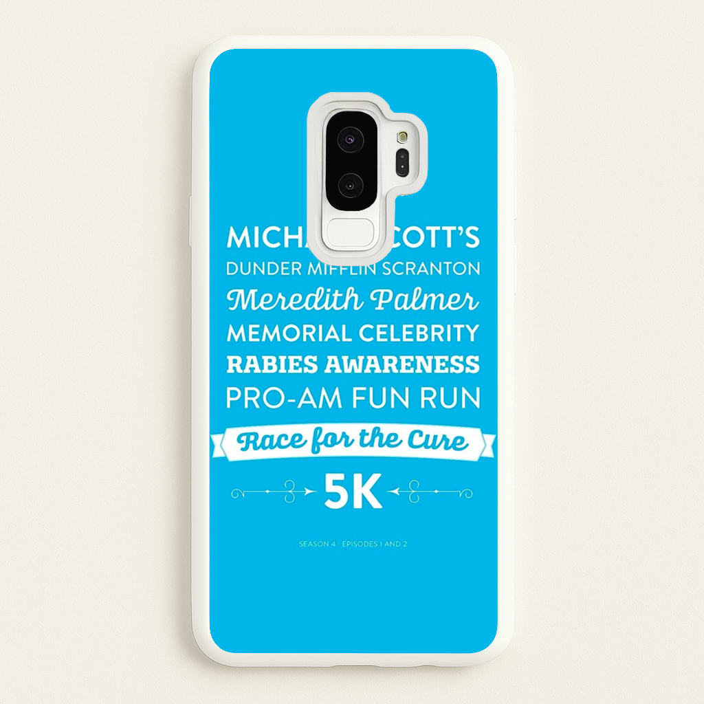 Rabies Awareness Fun Run - The Office Phone Case for Galaxy S9 Plus