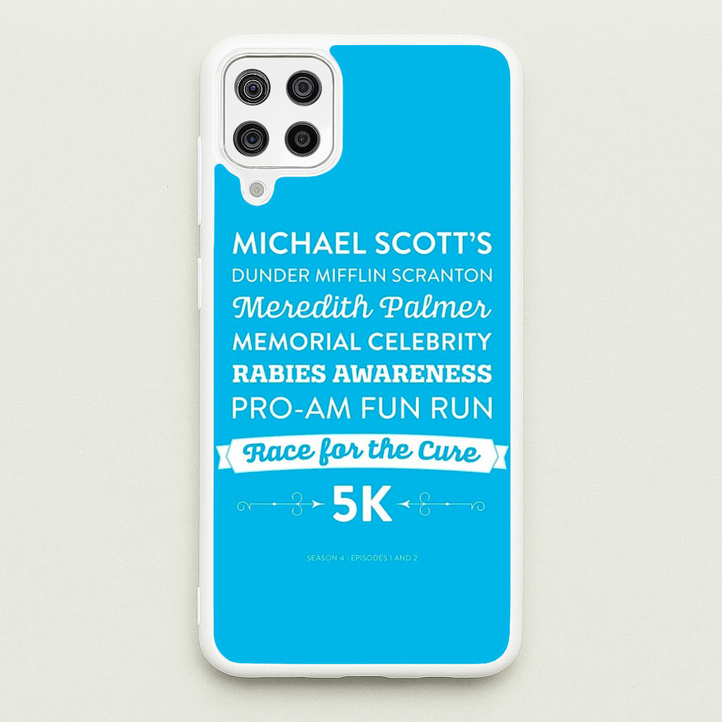 Rabies Awareness Fun Run - The Office Phone Case for Galaxy A12