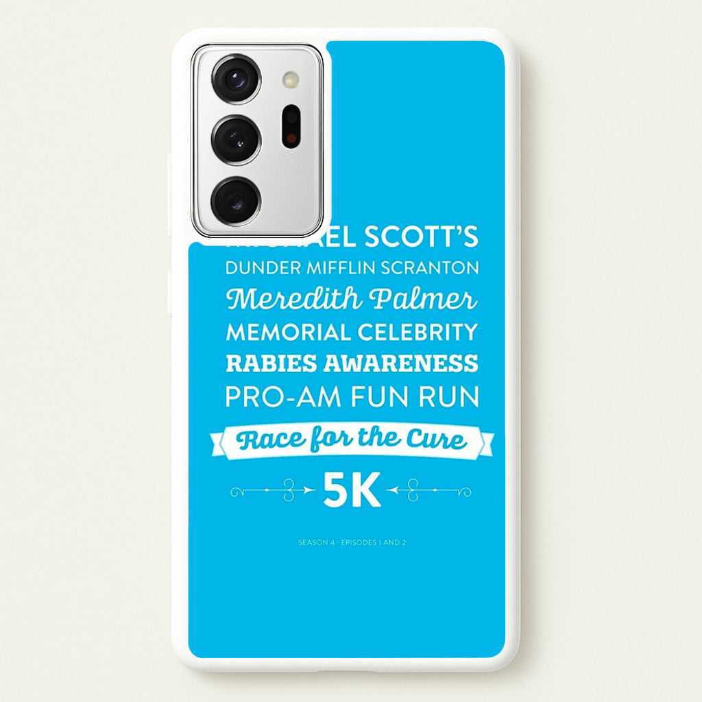 Rabies Awareness Fun Run - The Office Phone Case for Galaxy Note 20 Ultra