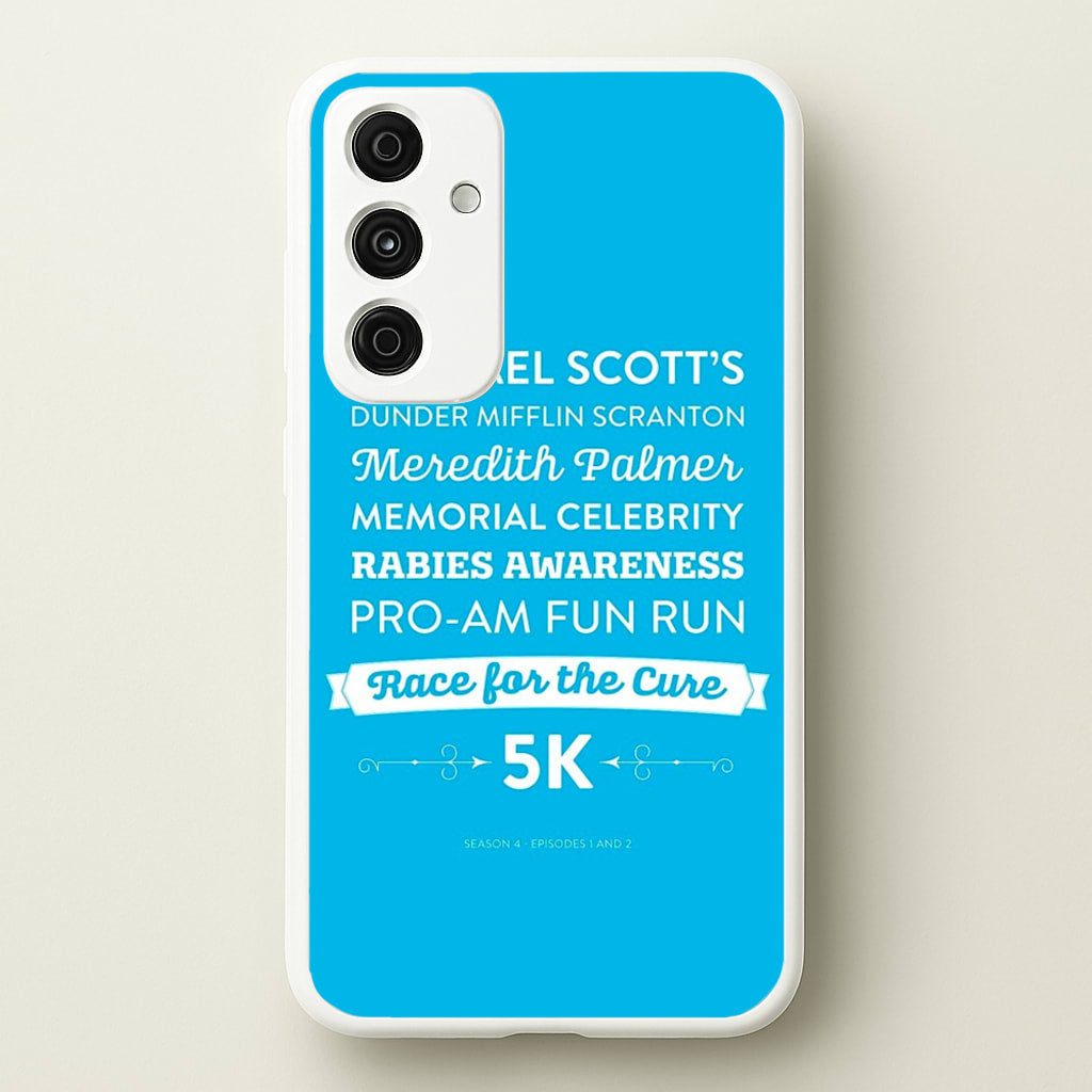 Rabies Awareness Fun Run - The Office Phone Case for Galaxy A55