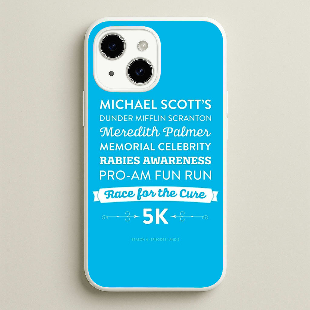 Rabies Awareness Fun Run - The Office Phone Case for iPhone 14