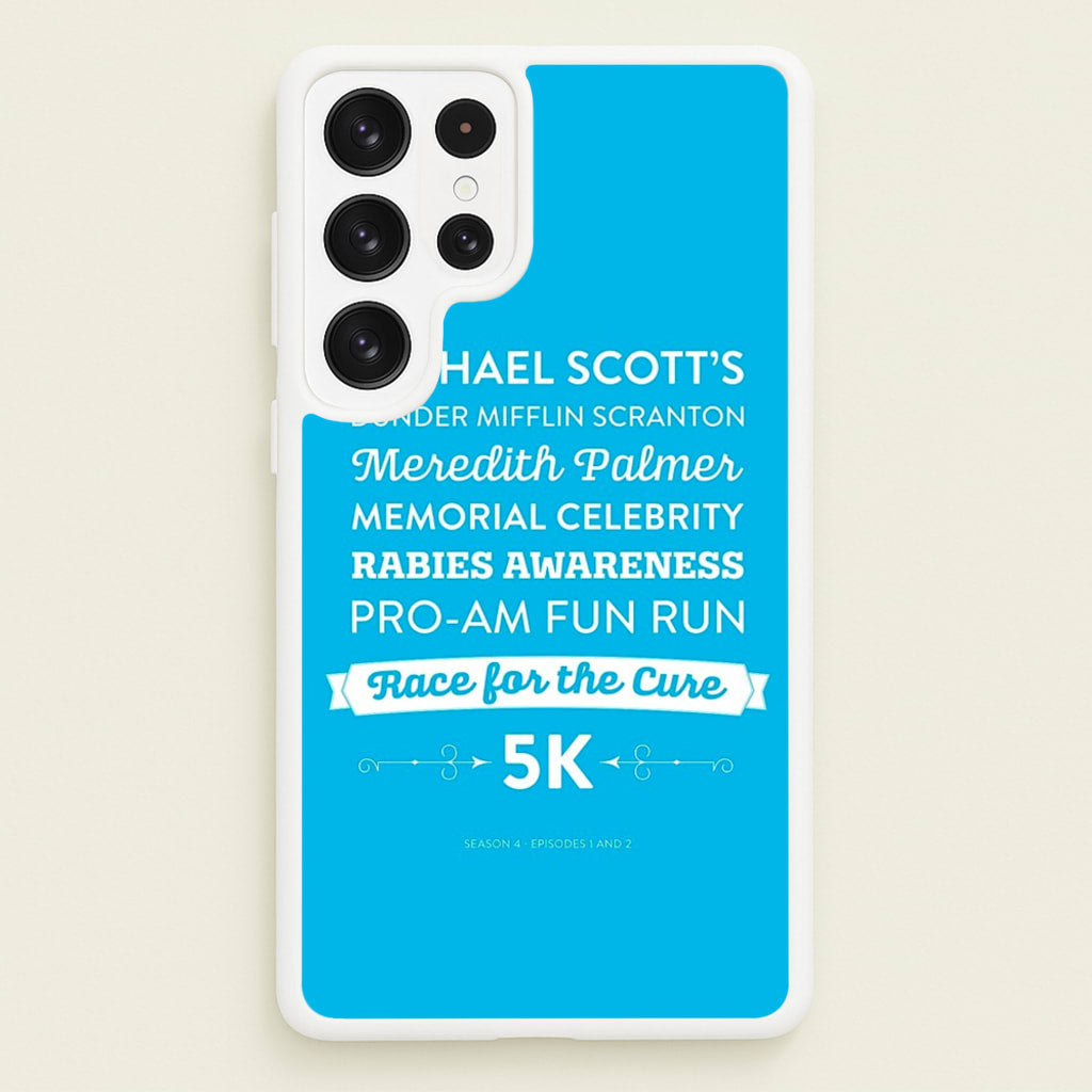Rabies Awareness Fun Run - The Office Phone Case for Galaxy S22 Ultra