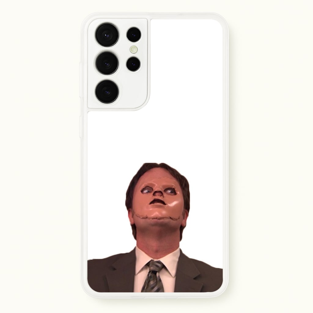 Dwight And The Dummy - The Office Phone Case for Galaxy S21 Ultra