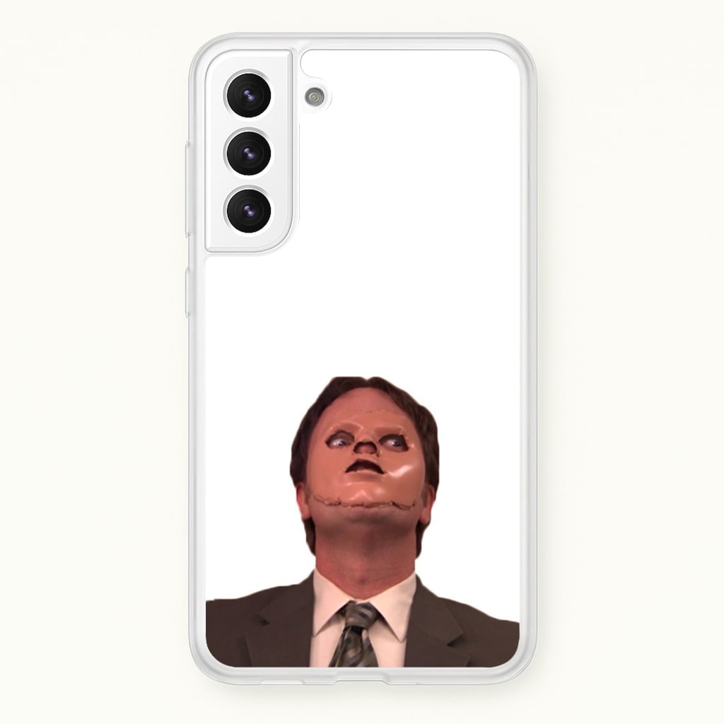 Dwight And The Dummy - The Office Phone Case for Galaxy S21FE