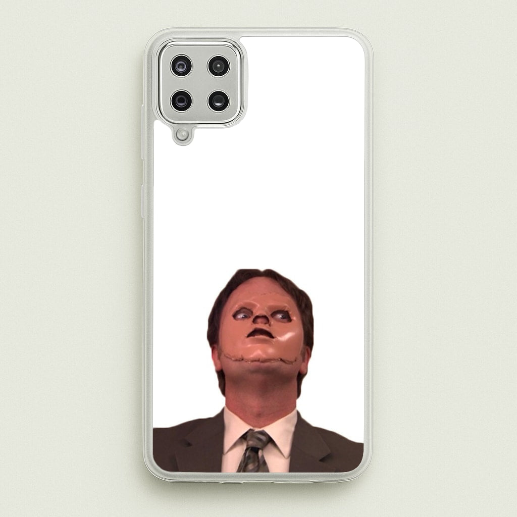 Dwight And The Dummy - The Office Phone Case for Galaxy A12