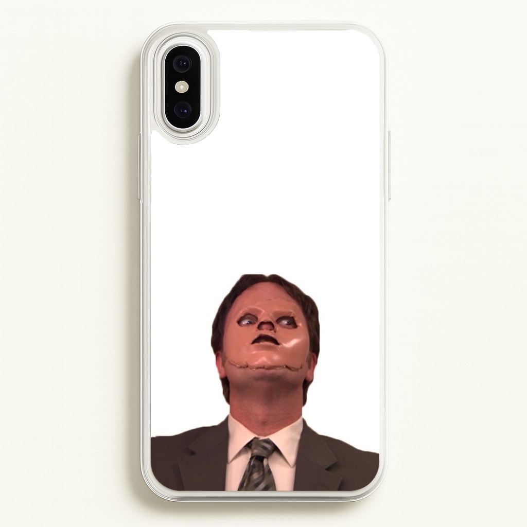 Dwight And The Dummy - The Office Phone Case for iPhone XS Max