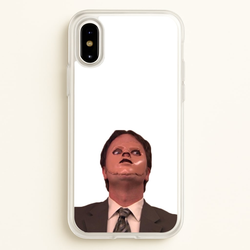 Dwight And The Dummy - The Office Phone Case for iPhone X / XS