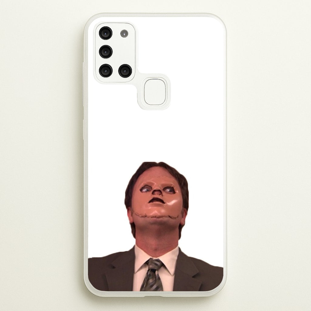 Dwight And The Dummy - The Office Phone Case for Galaxy A21s