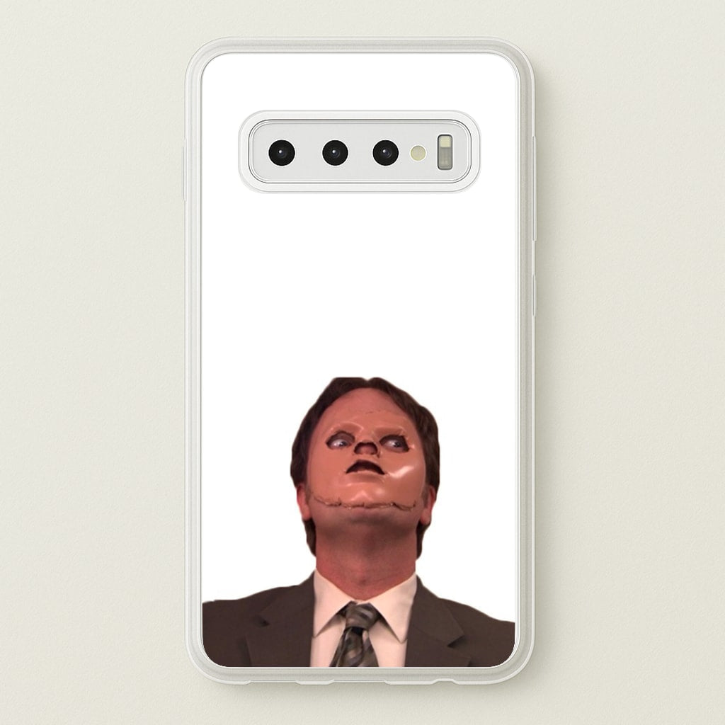 Dwight And The Dummy - The Office Phone Case for Galaxy S10