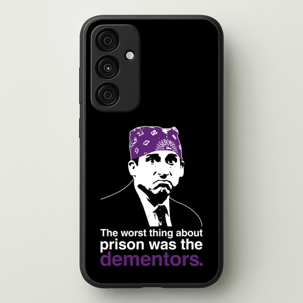 The Worst Thing About Prison Was The Dementors - The Office Phone Case for Galaxy A35