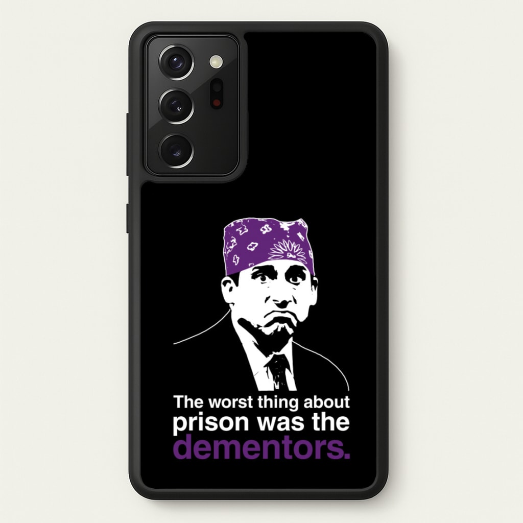 The Worst Thing About Prison Was The Dementors - The Office Phone Case for Galaxy Note 20 Ultra