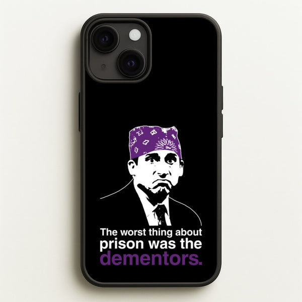 The Worst Thing About Prison Was The Dementors - The Office Phone Case for iPhone 13 Mini