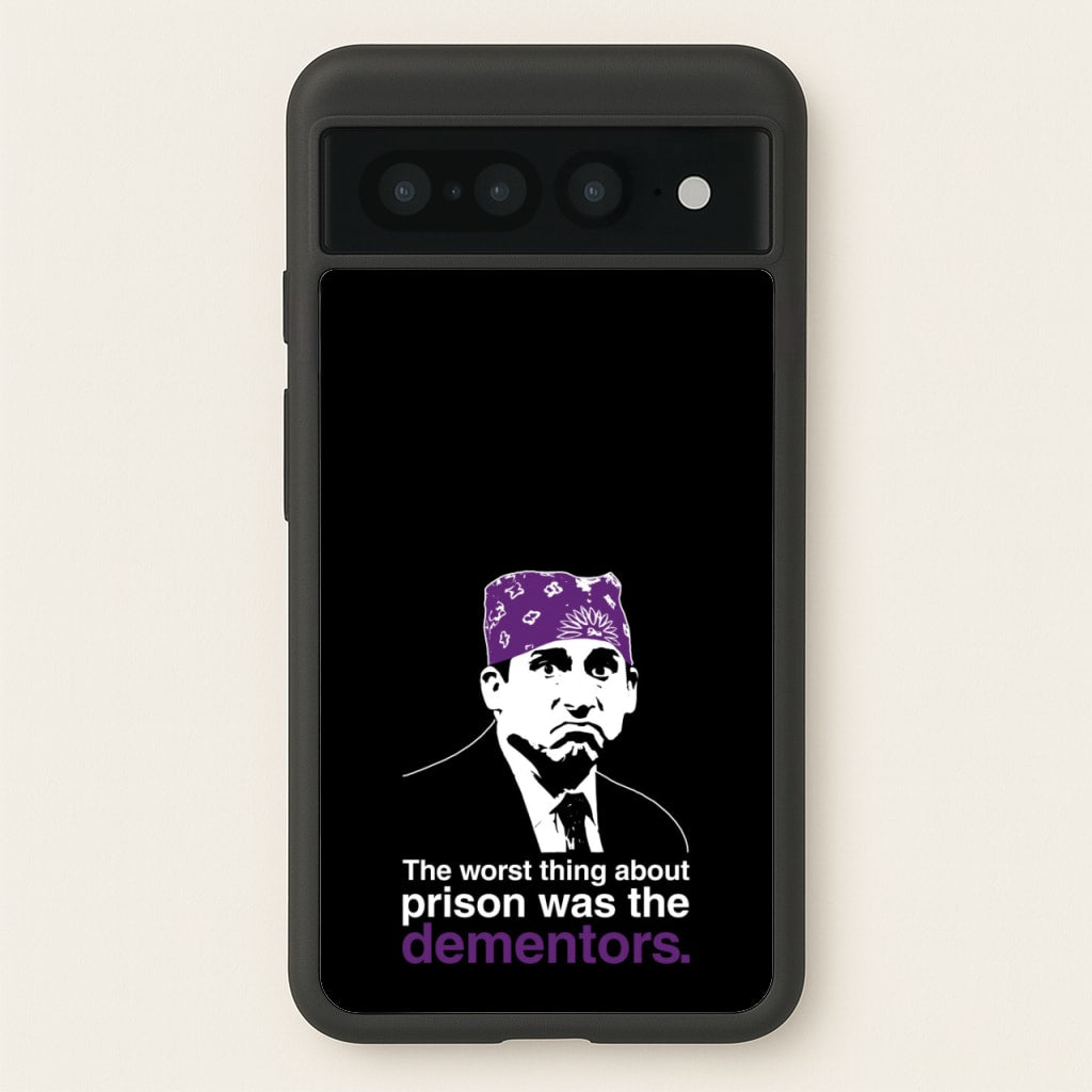 The Worst Thing About Prison Was The Dementors - The Office Phone Case for Google Pixel 7 Pro