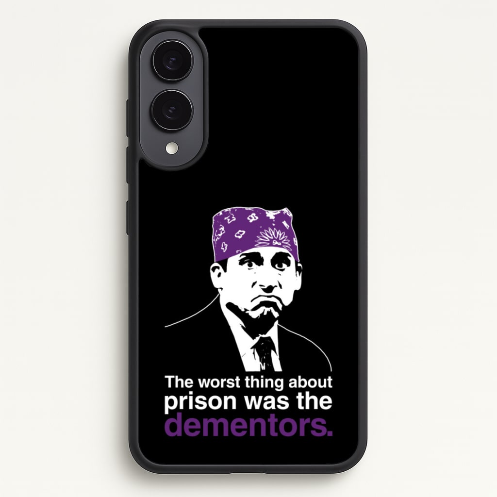 The Worst Thing About Prison Was The Dementors - The Office Phone Case for Galaxy S25 Edge
