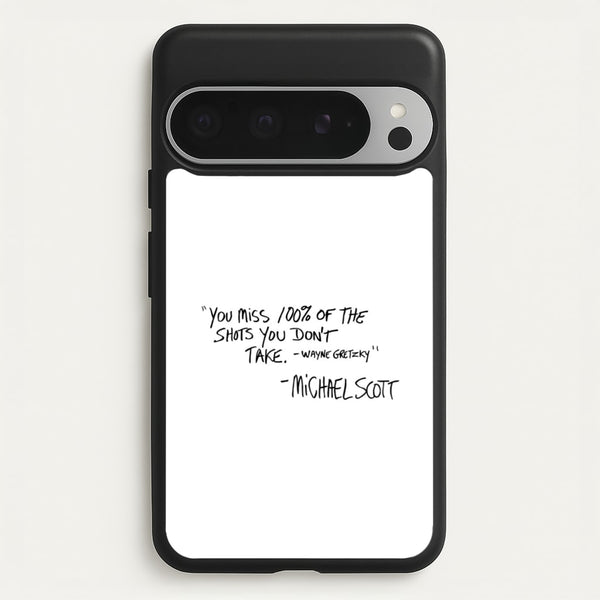 Michael Scott Quote - The Office Phone Case for Google Pixel 9 Pro XL