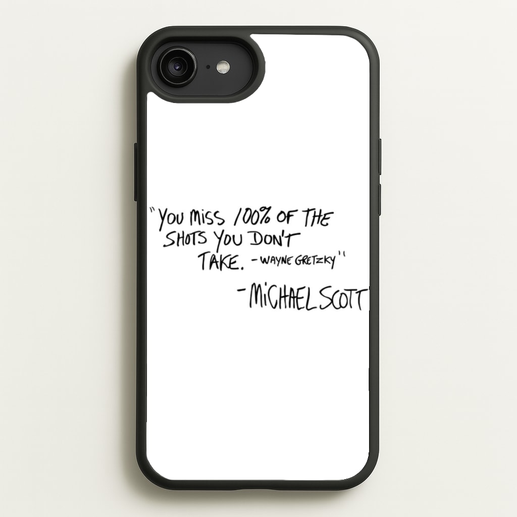 Michael Scott Quote - The Office Phone Case for iPhone 6 Plus / 7 Plus / 8 Plus