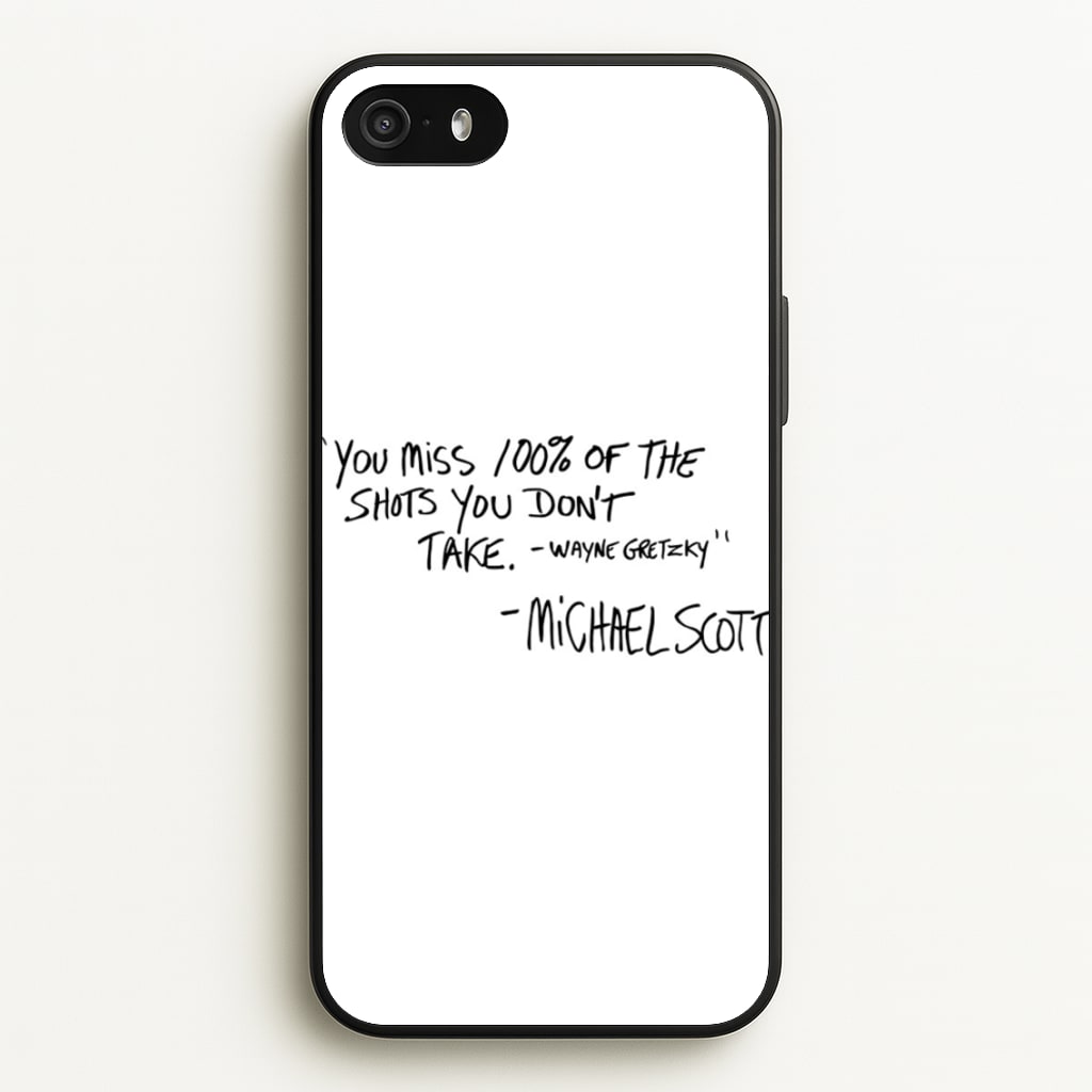 Michael Scott Quote - The Office Phone Case for iPhone 5 / 5s / SE 2016