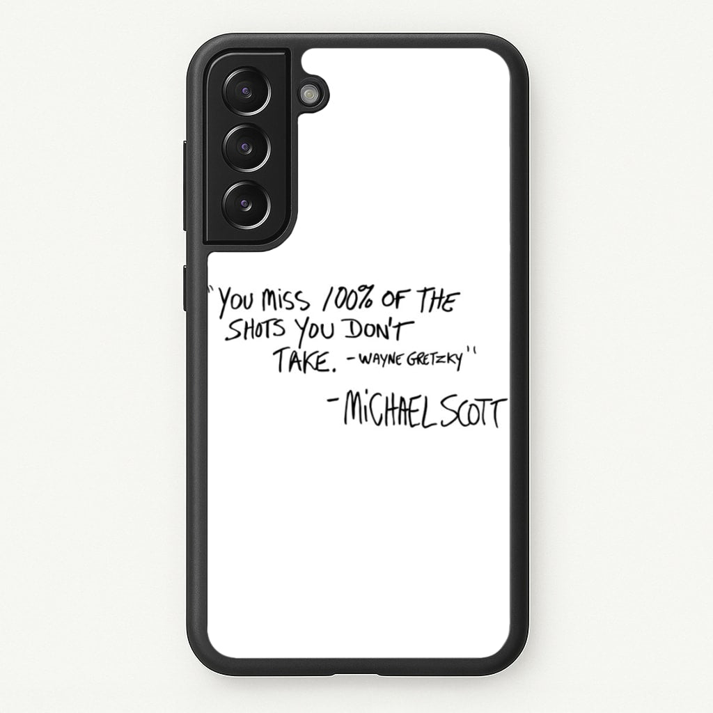 Michael Scott Quote - The Office Phone Case for Galaxy S21