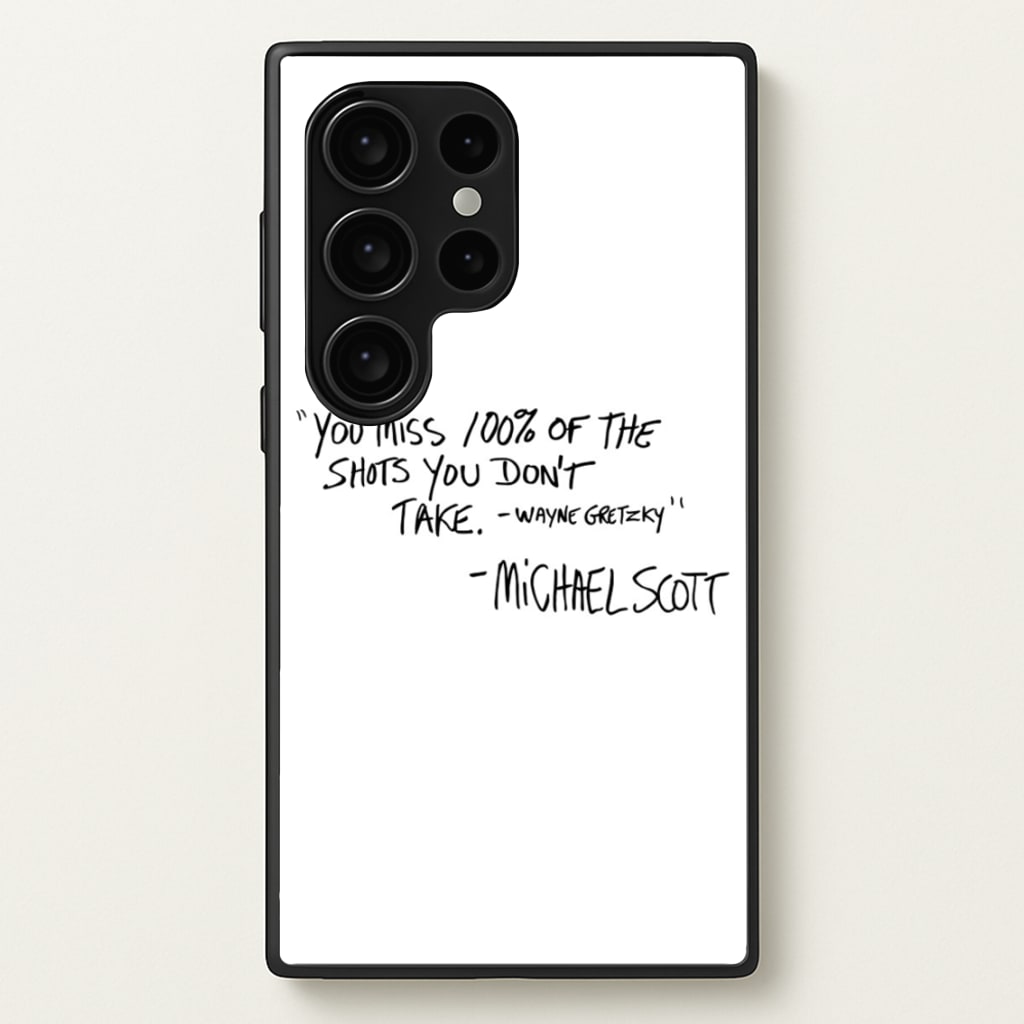 Michael Scott Quote - The Office Phone Case for Galaxy S24 Ultra