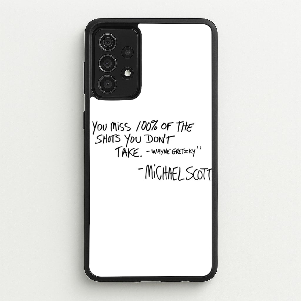 Michael Scott Quote - The Office Phone Case for Galaxy A52 / A52s