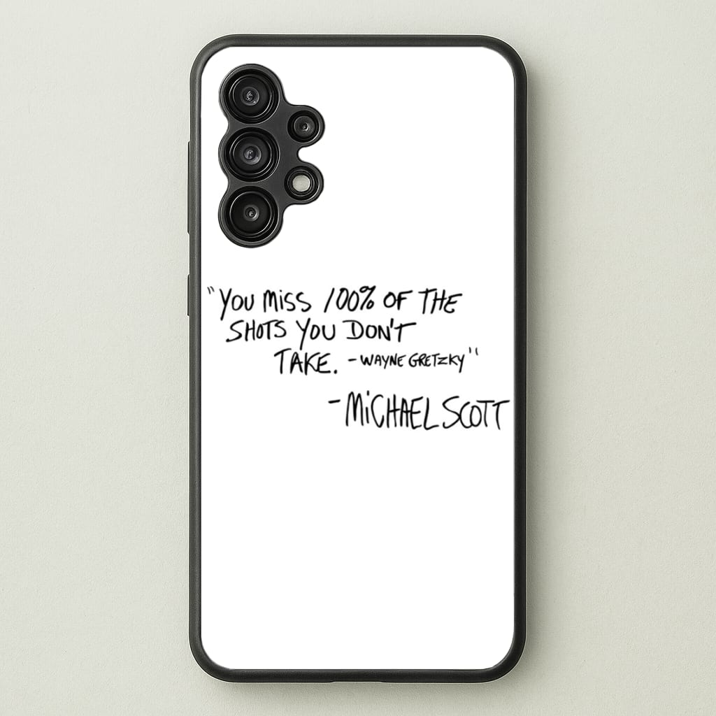 Michael Scott Quote - The Office Phone Case for Galaxy A13