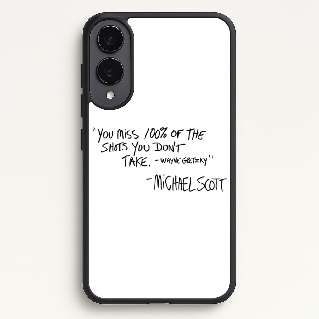 Michael Scott Quote - The Office Phone Case for Galaxy S25 Edge