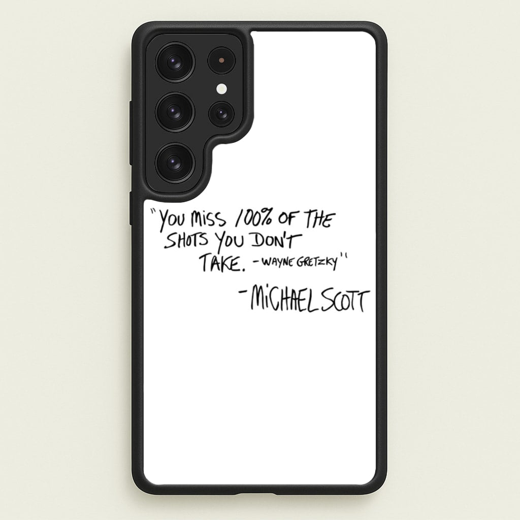 Michael Scott Quote - The Office Phone Case for Galaxy S23 Ultra